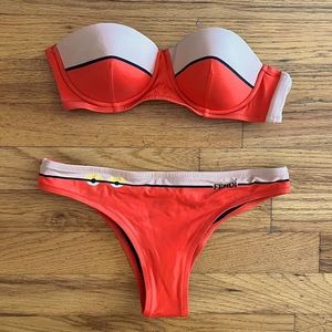 Fendi two-piece swimsuit. Size 40 (small)